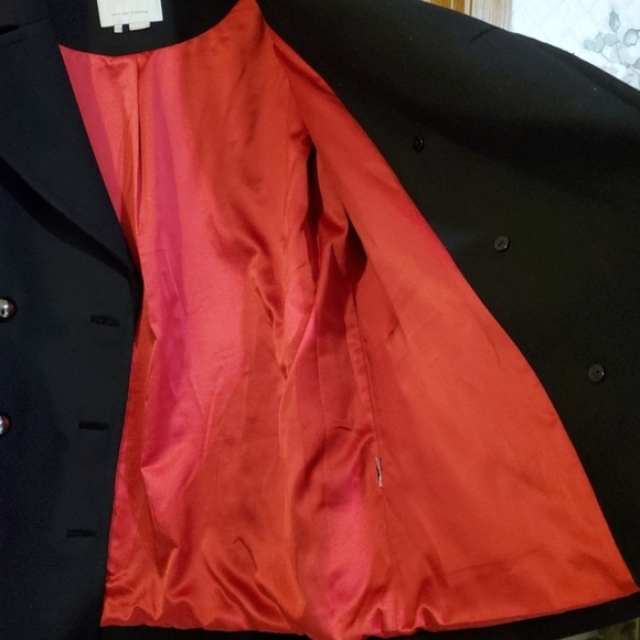 Kate Spde Broome Street Double Breasted Pea Coat Black Size XS - Picture 8 of 10